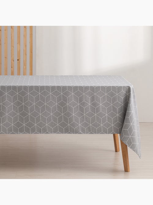 Nappe antitache avec tissu texturé, motif géométrique - Gamusi. - Kiabi