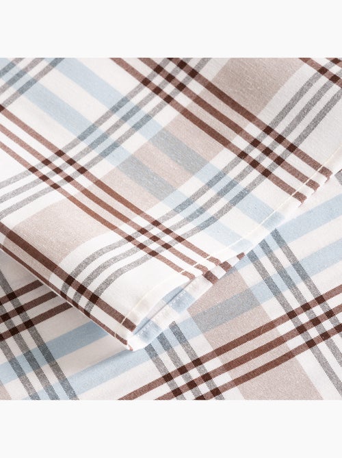Nappe antitache motif tartan, toucher et tombé naturels - Gamusi. - Kiabi