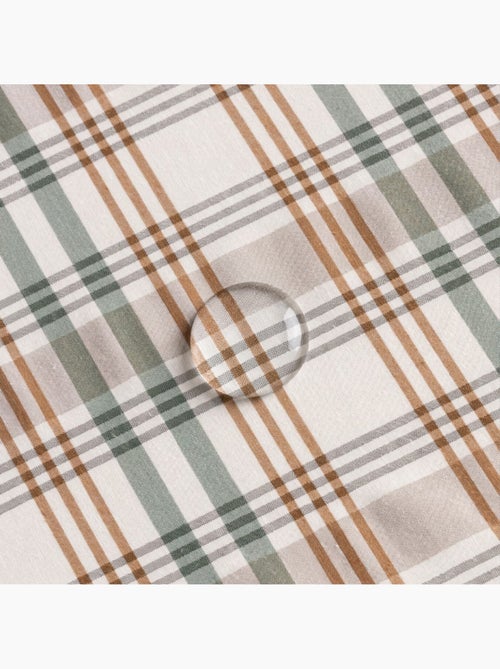 Nappe antitache motif tartan, toucher et tombé naturels - Gamusi. - Kiabi