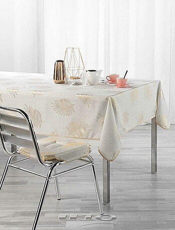 Nappe antitache rectangulaire 145x240 cm Sunny Gold