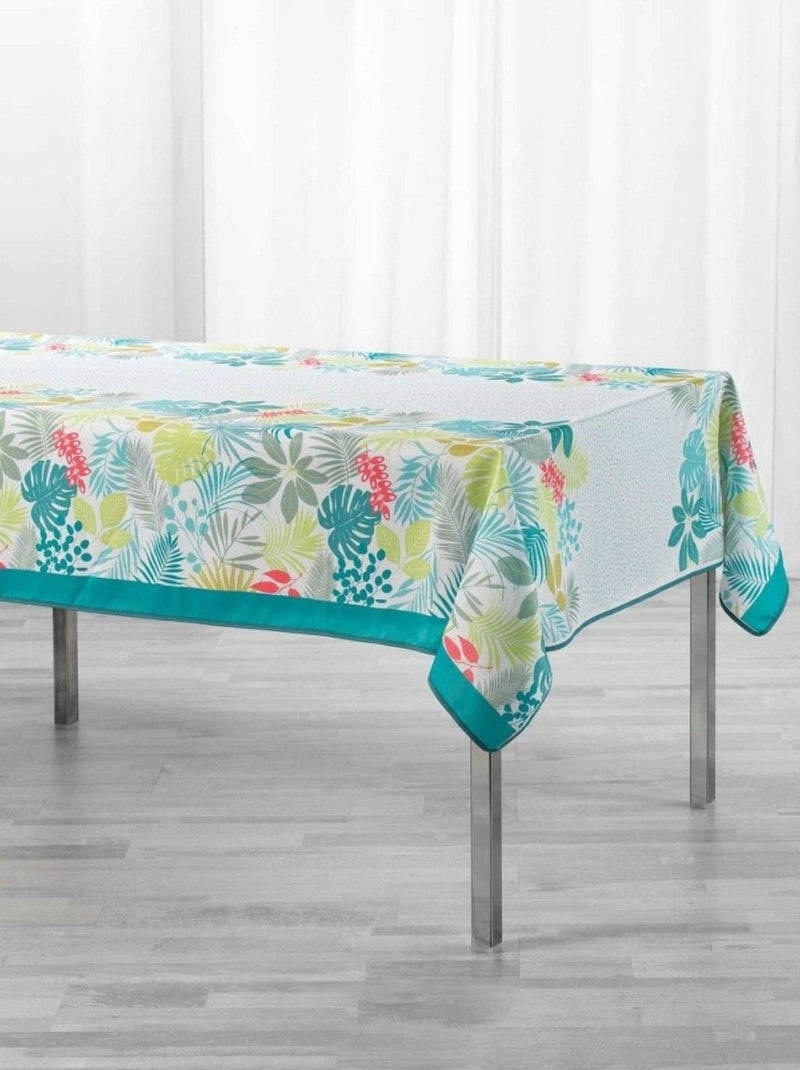 Nappe antitache rectangulaire 150x240 cm Melba bleu Bleu - Kiabi