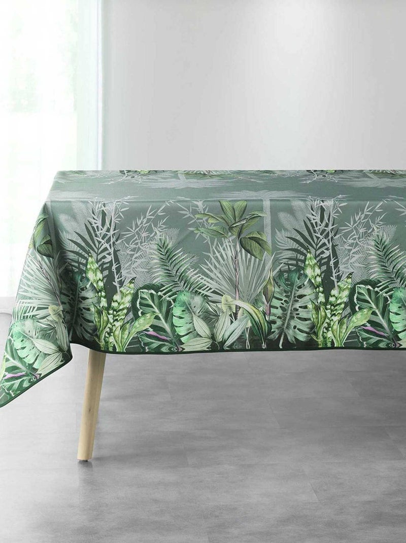 Nappe antitache rectangulaire 150x240 cm Vagabonde kaki Vert - Kiabi