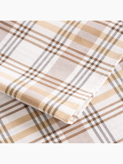Nappe antitache ronde motif tartan, toucher et tombé naturels - Gamusi. - Kiabi Nappe antitache ronde motif tartan, toucher et tombé naturels - Gamusi. - Kiabi