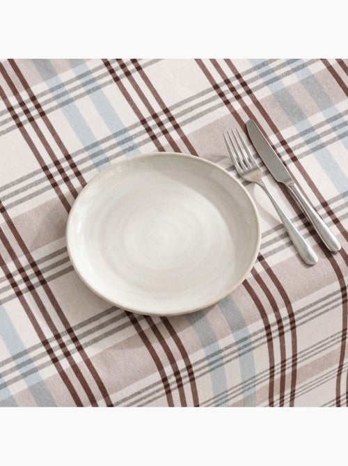 Nappe antitache ronde motif tartan, toucher et tombé naturels - Gamusi. - Kiabi Nappe antitache ronde motif tartan, toucher et tombé naturels - Gamusi. - Kiabi