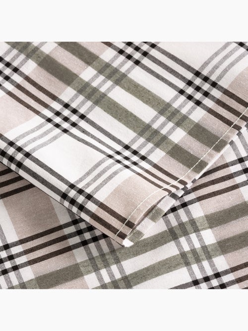 Nappe antitache ronde motif tartan, toucher et tombé naturels - Gamusi. - Kiabi Nappe antitache ronde motif tartan, toucher et tombé naturels - Gamusi. - Kiabi