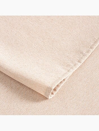 Nappe antitache unie, tissu chiné. Chute naturelle, toucher textile - Gamusi.