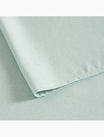 Nappe antitache unie, tissu chiné. Chute naturelle, toucher textile - Gamusi.