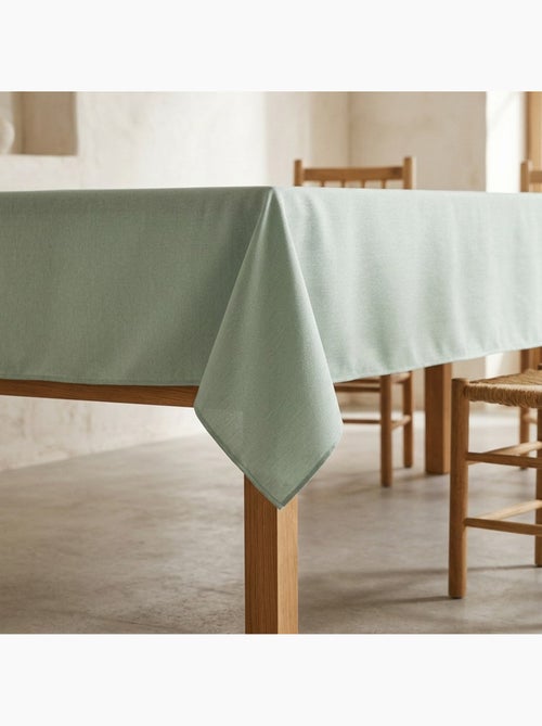 Nappe antitache unie, tissu chiné. Chute naturelle, toucher textile - Gamusi. - Kiabi Nappe antitache unie, tissu chiné. Chute naturelle, toucher textile - Gamusi. - Kiabi