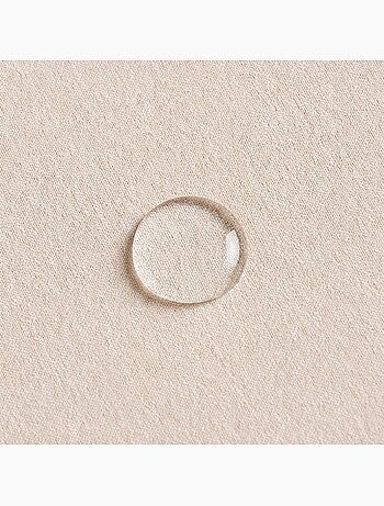 Nappe antitache unie, tissu chiné. Chute naturelle, toucher textile - Gamusi.