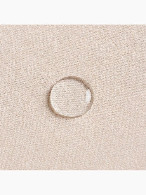 Nappe antitache unie, tissu chiné. Chute naturelle, toucher textile - Gamusi. - Kiabi