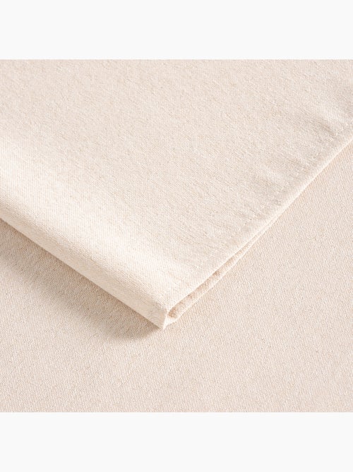 Nappe antitache unie, tissu chiné. Chute naturelle, toucher textile - Gamusi. - Kiabi