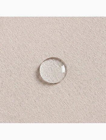 Nappe antitache unie, tissu chiné. Chute naturelle, toucher textile - Gamusi.