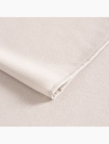 Nappe antitache unie, tissu chiné. Chute naturelle, toucher textile - Gamusi.