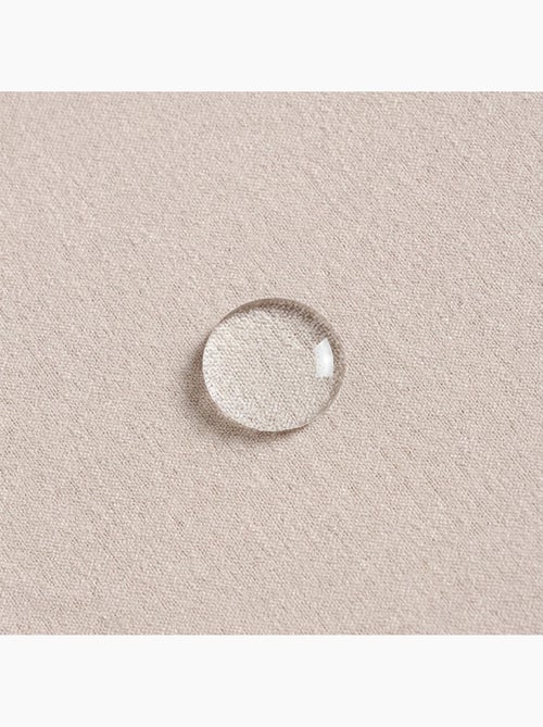 Nappe antitache unie, tissu chiné. Chute naturelle, toucher textile - Gamusi. - Kiabi