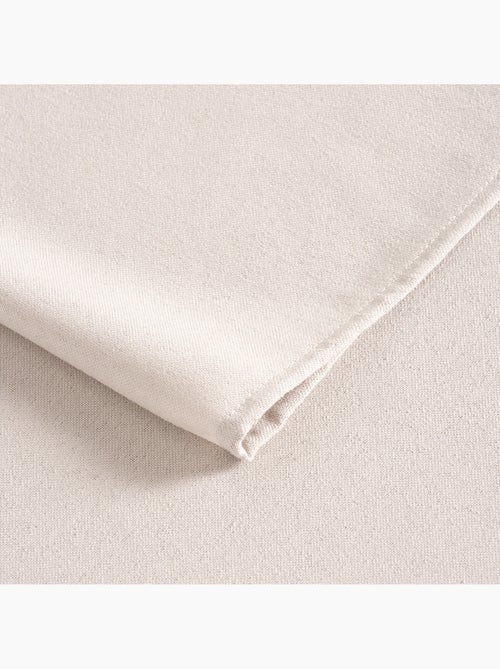 Nappe antitache unie, tissu chiné. Chute naturelle, toucher textile - Gamusi. - Kiabi