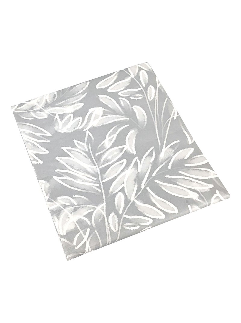 Nappe antitaches collection VERDURE Rectangulaire Gris - Kiabi
