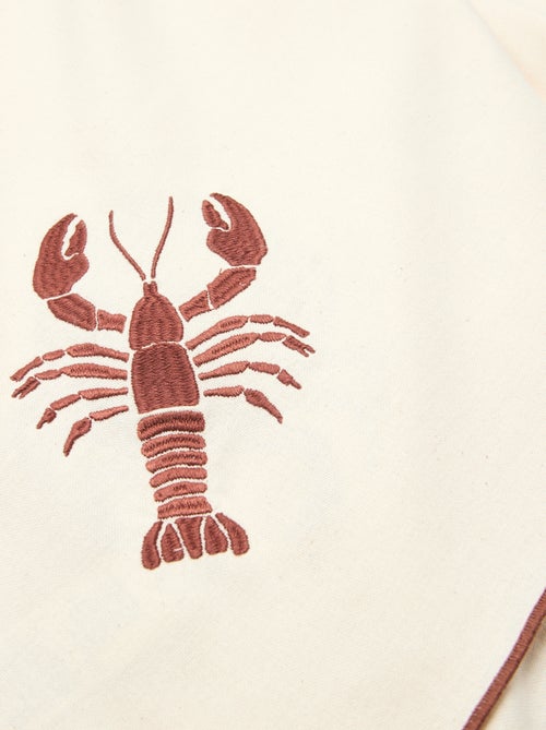 Nappe avec crabe brodé - Kiabi