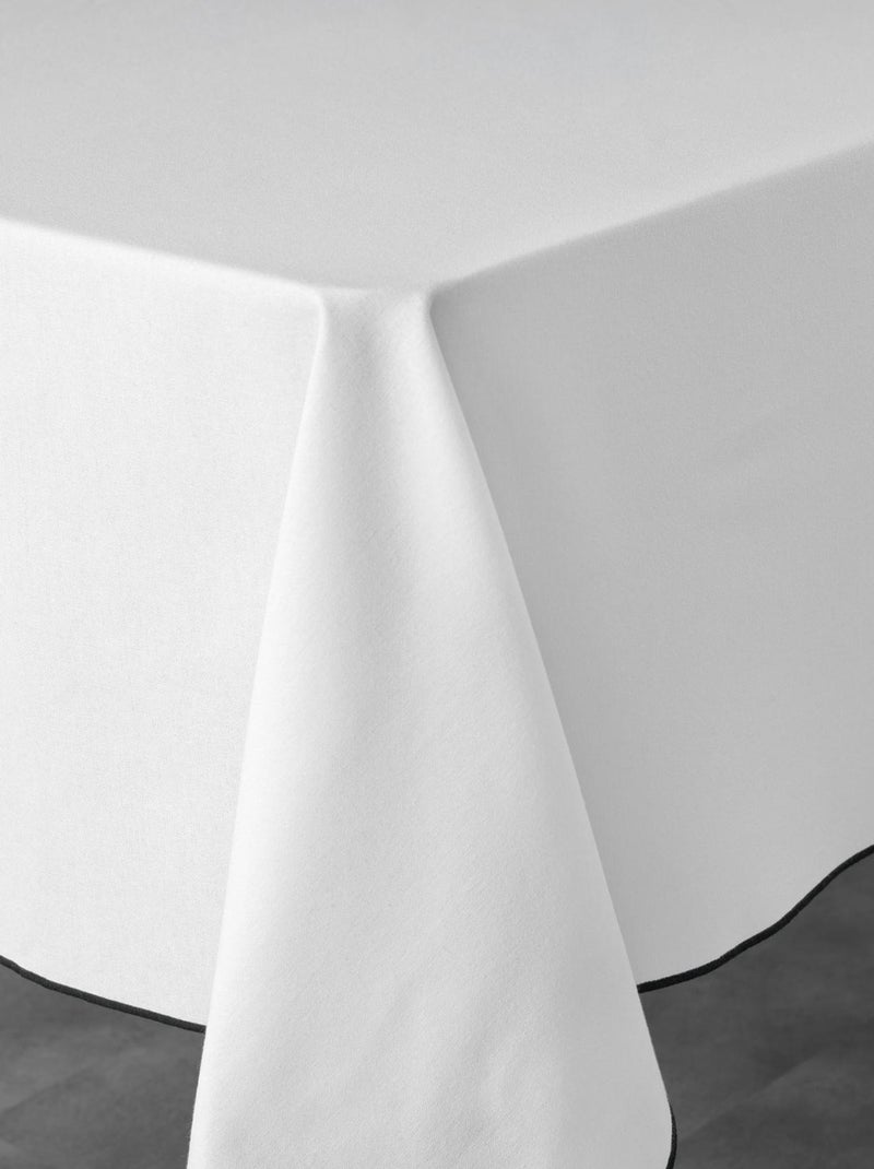 Nappe bourdonnée en coton recyclé Blanc - Kiabi