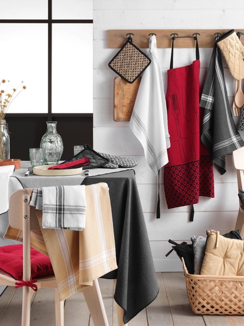 Nappe bourdonnée en coton recyclé - Kiabi