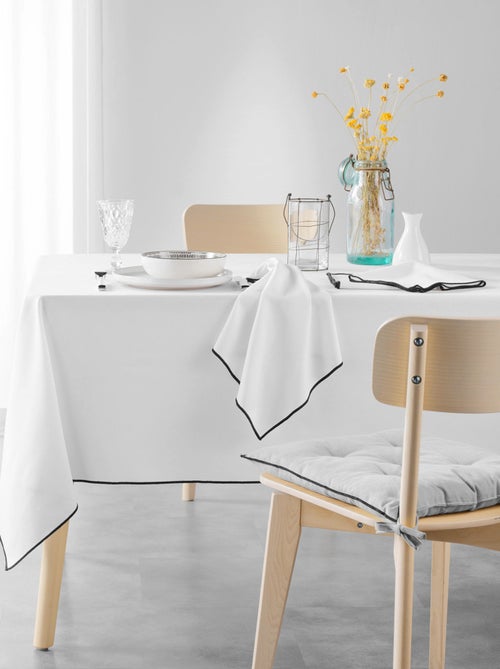 Nappe bourdonnée en coton recyclé - Kiabi