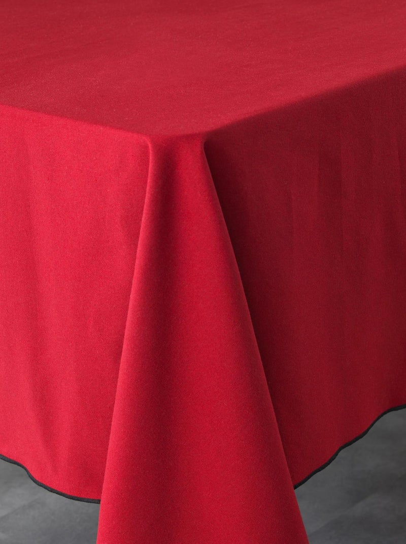 Nappe bourdonnée en coton recyclé Bordeaux - Kiabi