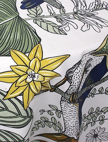 Nappe BRESIL coton enduction acrylique Ovale