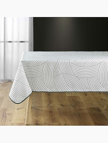 Nappe carree polyester imprime linea Sans