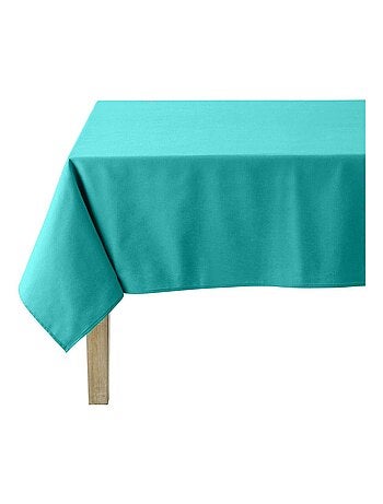 Nappe carrée unie en coton, traitée Teflon, CAMBRAI