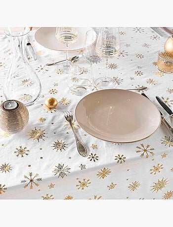 Nappe collection astre métallisée