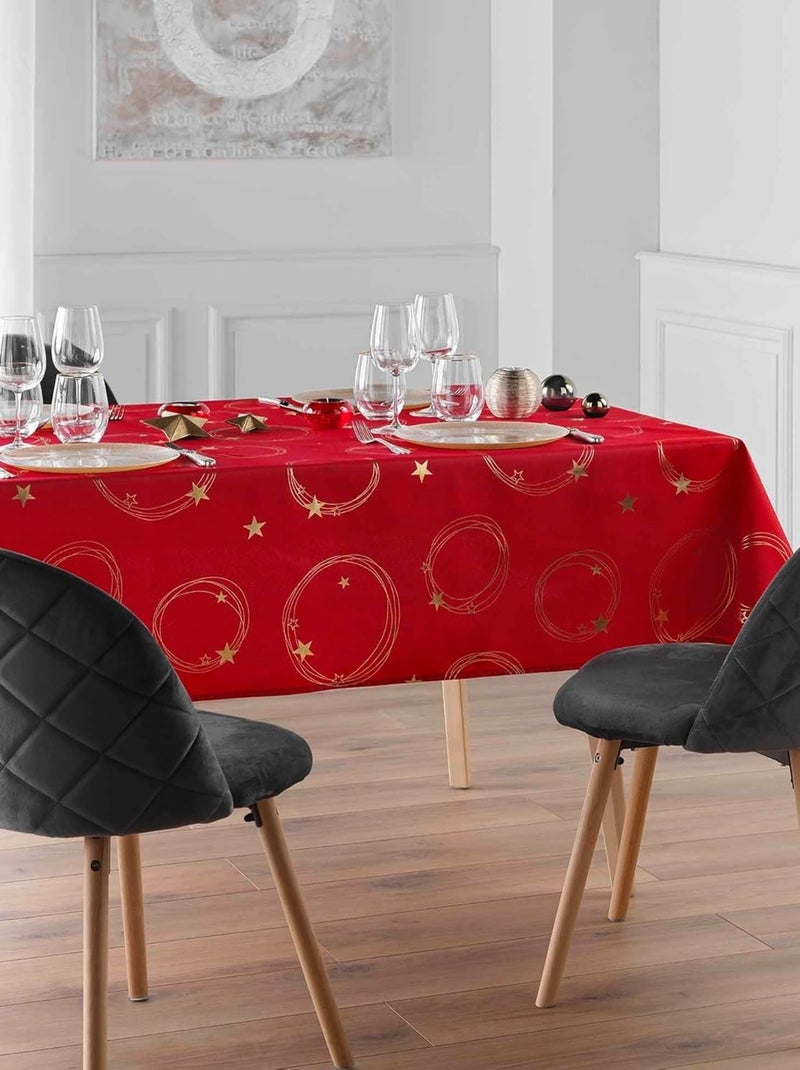 Nappe Collection Fete etoilee Rouge - Kiabi