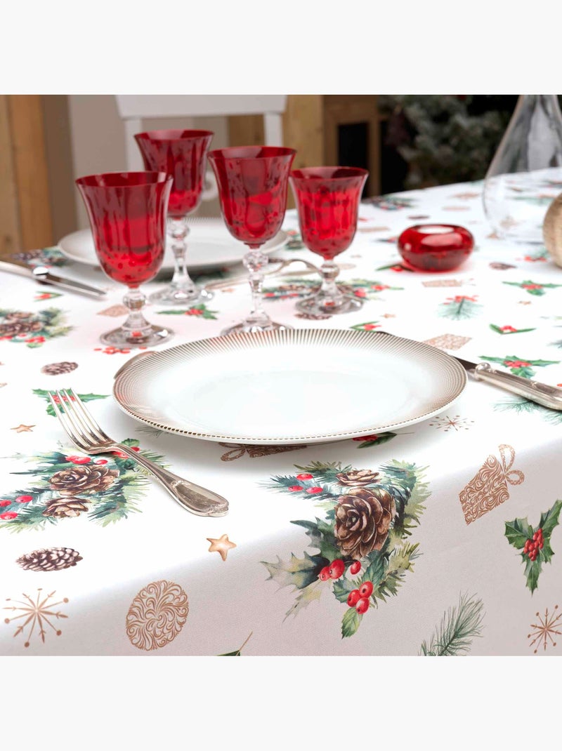 Nappe Collection Hollystar de noel Blanc - Kiabi