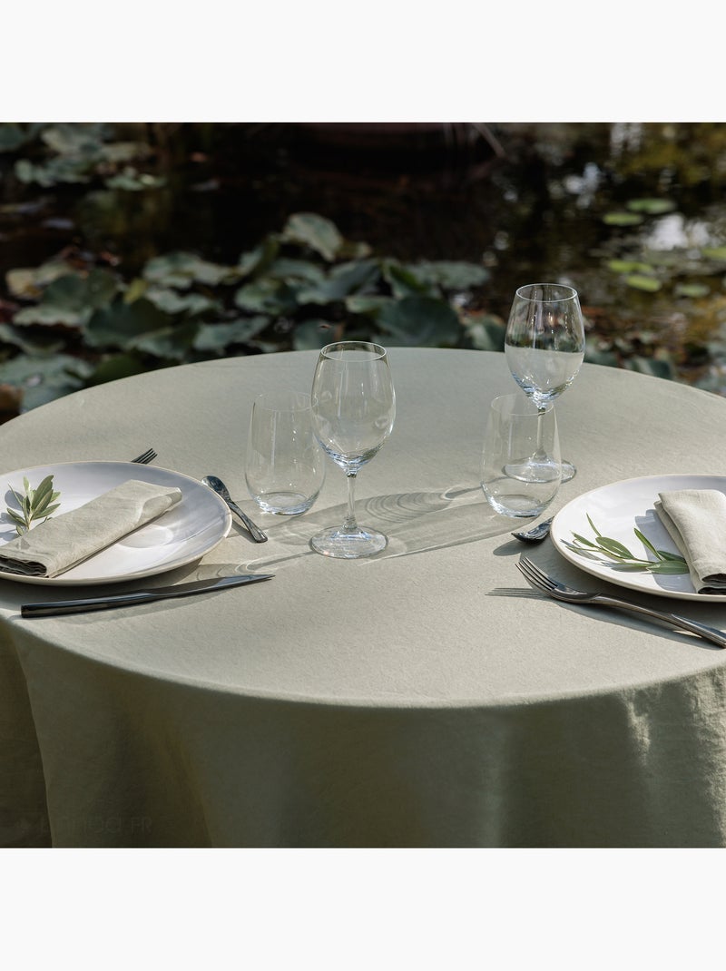 Nappe collection MATTIS  Carré Vert anis - Kiabi