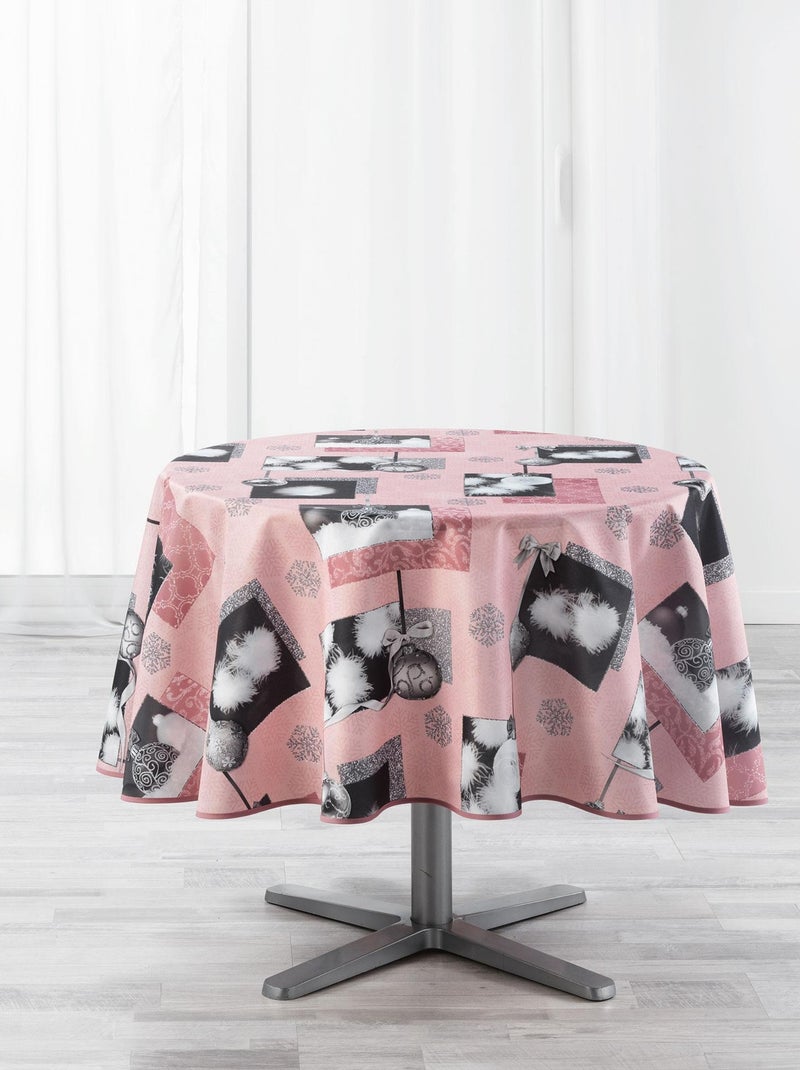 Nappe Collection Noel Cotina hiver Rose - Kiabi