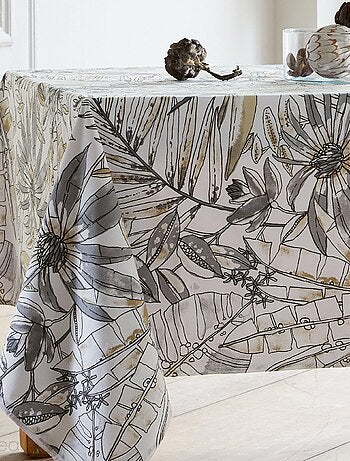 Nappe coton enduite BAHIA Carré