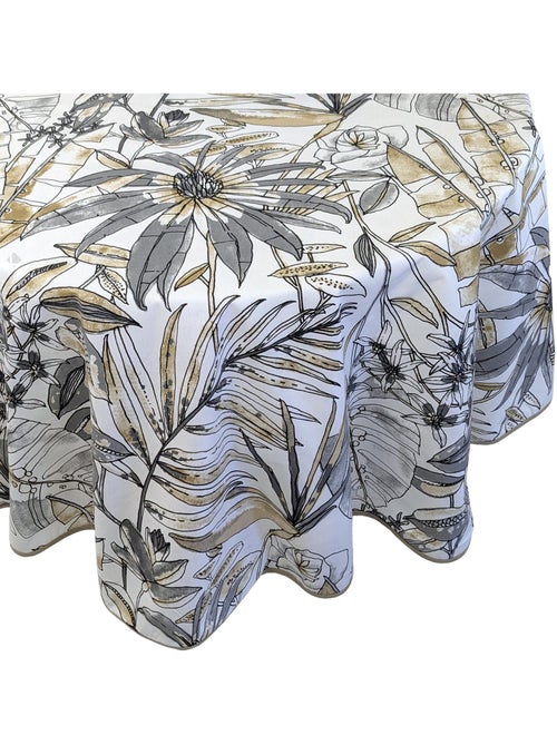Nappe coton enduite BAHIA Ovale - Kiabi Nappe coton enduite BAHIA Ovale - Kiabi
