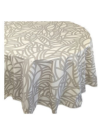 Nappe coton enduite BAHIA Ovale