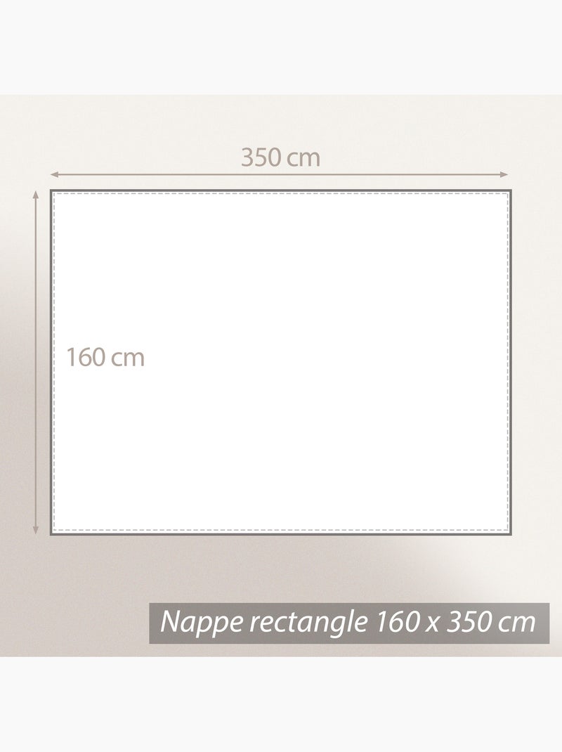 Nappe coton enduite BAHIA Rectangulaire Bleu - Kiabi