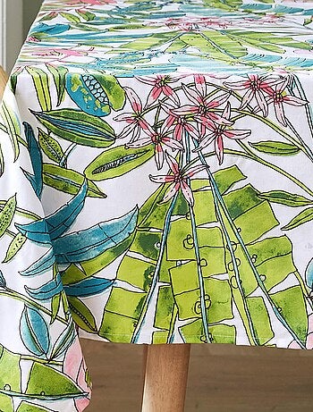 Nappe coton enduite BAHIA Rectangulaire