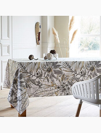 Nappe coton enduite BAHIA Rectangulaire