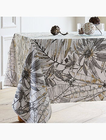 Nappe coton enduite BAHIA Rectangulaire