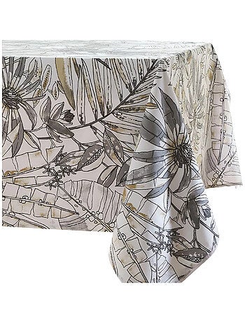 Nappe coton enduite BAHIA Rectangulaire