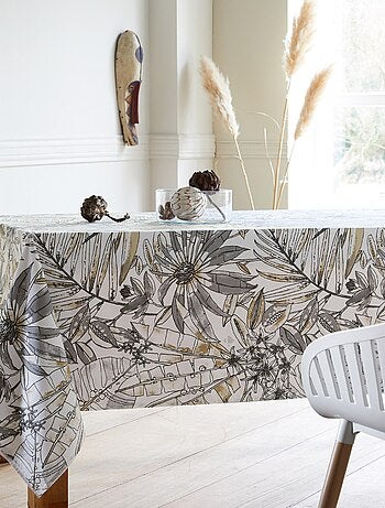 Nappe coton enduite BAHIA Rectangulaire