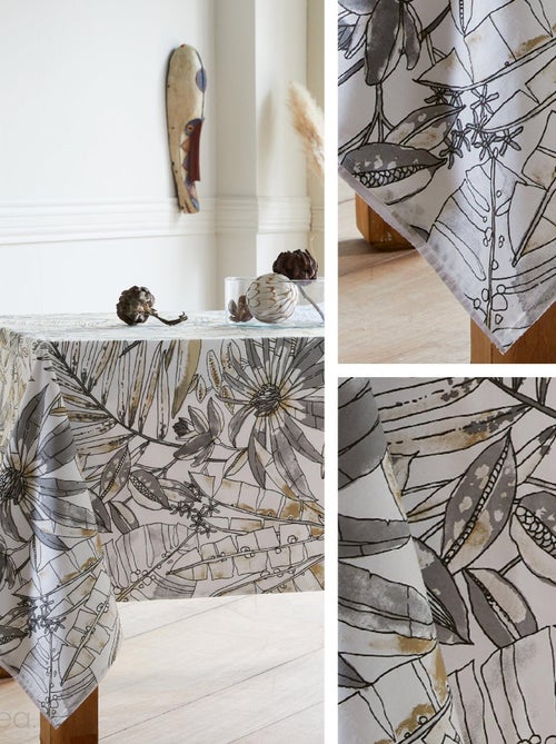 Nappe coton enduite BAHIA Rectangulaire - Kiabi