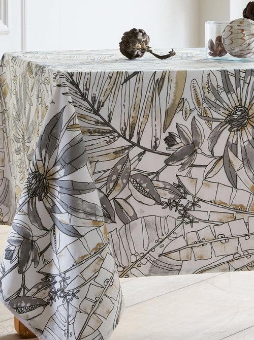 Nappe coton enduite BAHIA Rectangulaire - Kiabi