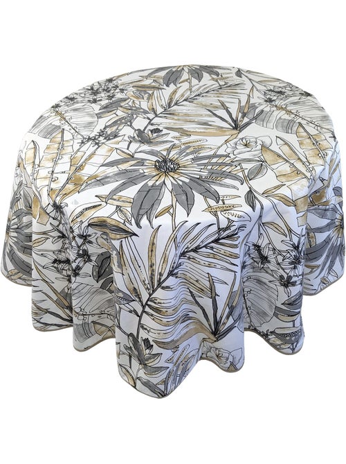 Nappe coton enduite BAHIA Rond - Kiabi