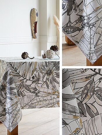 Nappe coton enduite BAHIA Rond