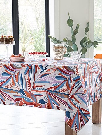 Nappe coton enduite CHILI Carré