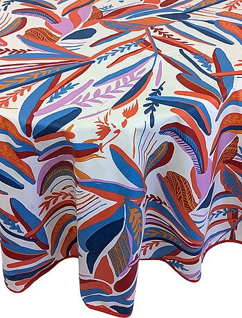 Nappe coton enduite CHILI Ovale