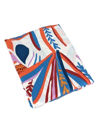 Nappe coton enduite CHILI Ovale