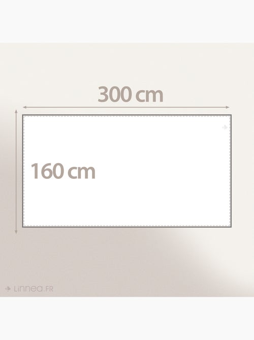Nappe coton enduite CHILI Rectangulaire - Kiabi